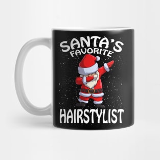 Santas Favorite Hairstylist Christmas Mug